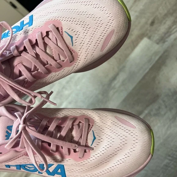 Hoka Women's Pink and Blue Athletic Shoes - Picture 7 of 8
